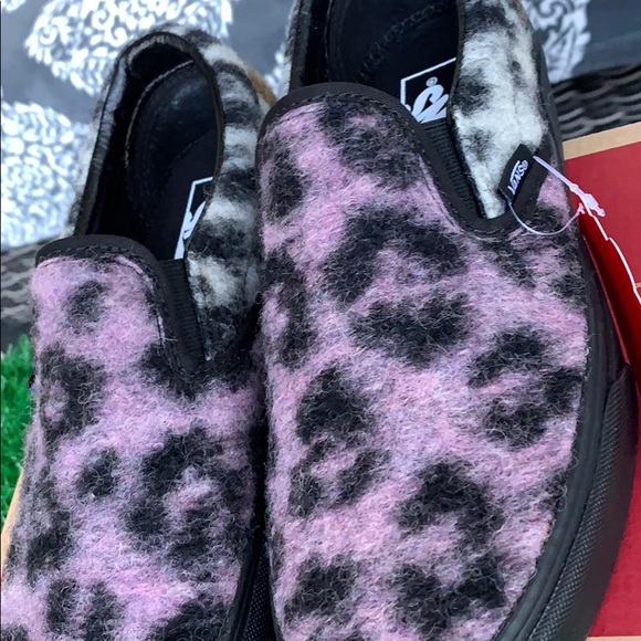 VANS CLASSIC SLIP ON PLATFORM MIX LEOPARD Multi/Bl - Picture 9 of 16